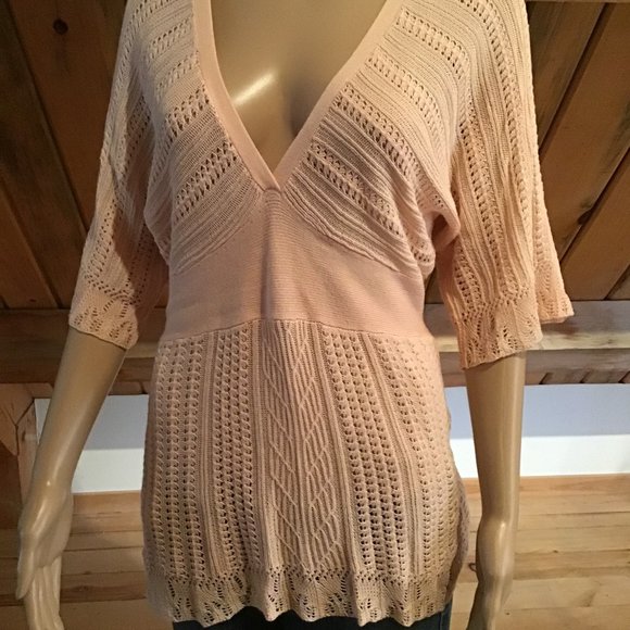 Guinevere Rose Petal Pink Knit Tunic - Picture 1 of 13